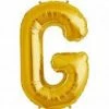 Not Specified Letters & Numbers - Large Large Letter G Balloon Gold