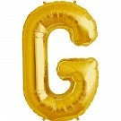 Not Specified Letters & Numbers - Large Large Letter G Balloon Gold