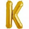 Not Specified Letters & Numbers - Large Large Letter K Balloon - Gold