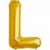Not Specified Letters & Numbers - Large Large Letter L Balloon - Gold