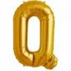 Not Specified Large Letter Q Balloon - Gold