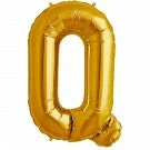 Not Specified Large Letter Q Balloon - Gold