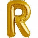 Not Specified Large Letter R Balloon - Gold Letters & Numbers - Large