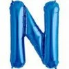 Not Specified State Of Origin Large Letter N Balloon - Blue