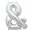 Not Specified Large & Sign Balloon - Silver Letters & Numbers - Large