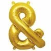 Not Specified Large & Sign Balloon - Gold