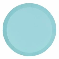 Five Star Pastel Blue Paper Plates | Round | Lunch | Pk10
