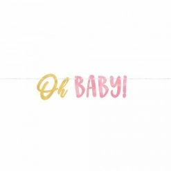 Balloon Agencies Oh Baby GIRL Banner