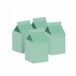 Five Star Mint Green Milk Box Pk10