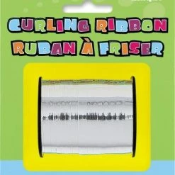 Meteor Ribbon & Pre-Ties Balloon Ribbon - Curling Ribbon | Silver