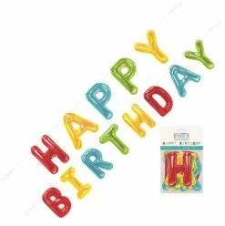 Meteor Happy Birthday Balloon Style Banner Birthday Banners & Bunting