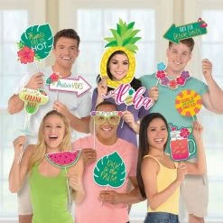 Balloon Agencies Aloha Jumbo Photo Props | 12pc
