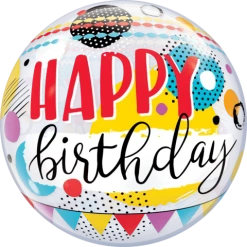 Not Specified Birthday Balloon - Bubble Send Balloons
