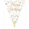 Alpen Rose Gold Sparkling Bunting | Happy Birthday Birthday Banners & Bunting