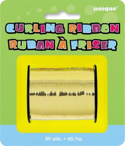 Meteor Balloon Ribbon - Curling Ribbon | Gold Ribbon & Pre-Ties