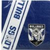 Oceana International Bulldogs NRL Napkins Pack Of 12 NRL | Football