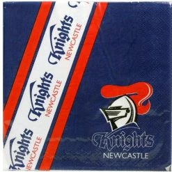 Oceana International NRL | Football Newcastle Knights NRL Napkins Pack Of 12