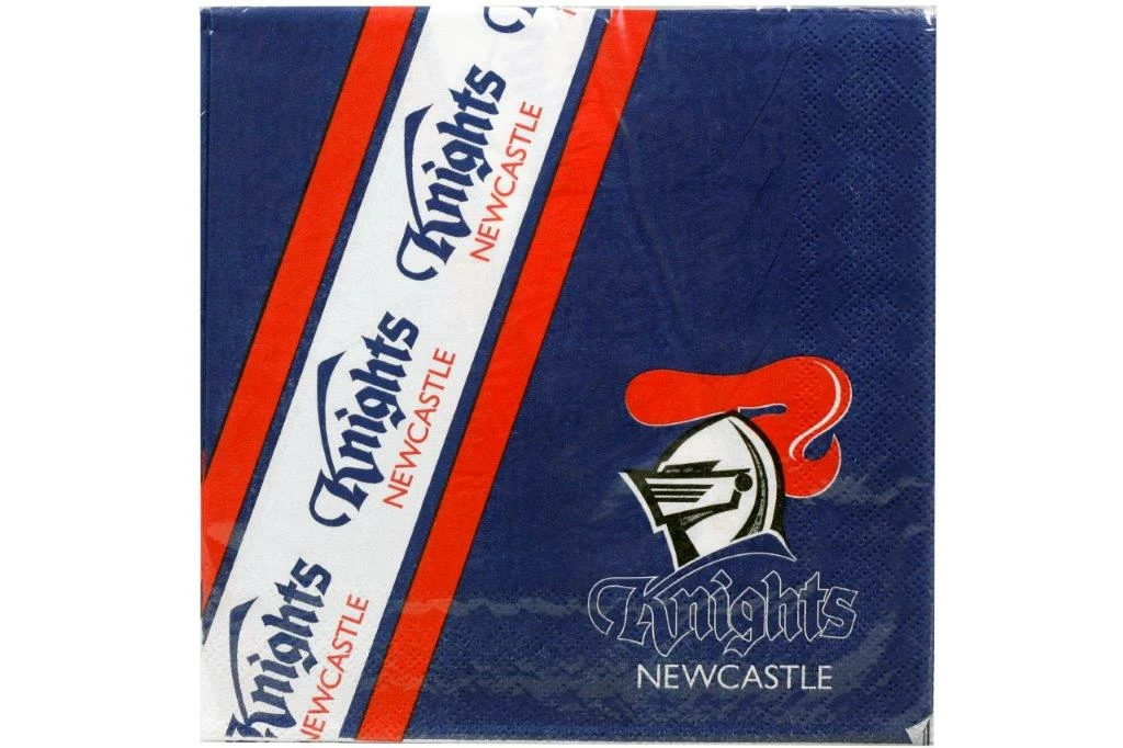 Oceana International NRL | Football Newcastle Knights NRL Napkins Pack Of 12