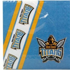 Oceana International Titans NRL Napkins Pack Of 12 NRL | Football