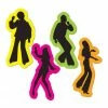 Balloon Agencies 70's Disco Retro Disco Silhouettes Cutouts Pk 4