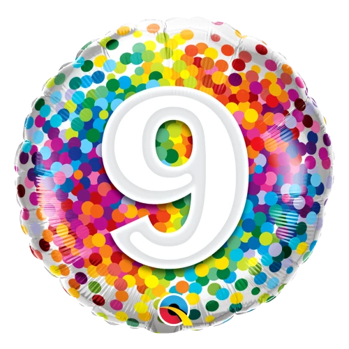 Not Specified 9th Birthday Balloon