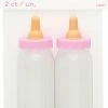 Meteor Baby Shower Pink Baby Bottle Favors 2pk