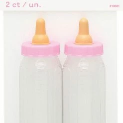 Meteor Baby Shower Pink Baby Bottle Favors 2pk