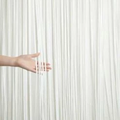 Haydens White Door Curtain Foil