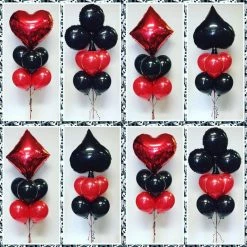 Not Specified Balloon Bouquets Casino Balloon Bouquet EACH