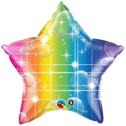 Not Specified Rainbow Star Foil Balloon