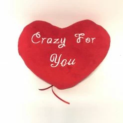 Not Specified Soft Toy / Teddy Soft Love Heart Pillow - Crazy For You