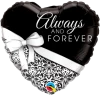 Not Specified Send Balloons Always & Forever Balloon Or Bouquet