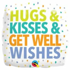 Not Specified Send Balloons Get Well Wishes Balloon Or Bouquet - Bright