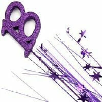 Not Specified 18th Purple Spangle Spangles & Sprays
