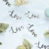 Five Star Silver LOVE Confetti - Jumbo Pk20