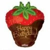 Not Specified Send Balloons Strawberry Happy Birthday Balloon / Bouquet