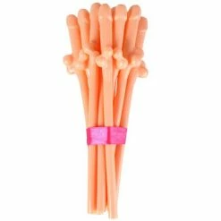 Pecka Products Penis Straws Pk10 Hens Night / Bridal Shower