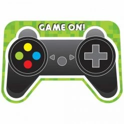 Balloon Agencies Level Up Gaming Party Invitations 8pk