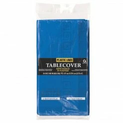 Metero Dark Blue Plastic Tablecover