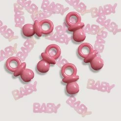 Balloon Agencies Confetti Baby + Pacifiers Girl Scatters