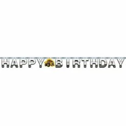 Balloon Agencies Construction Birthday Banner