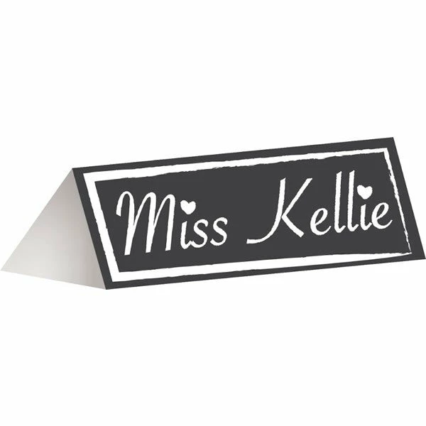 Balloon Agencies Chalkboard Placecards Pk12 Place Cards & Labels