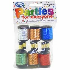 Alpen Party Poppers - 6 Pack