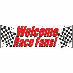 Balloon Agencies Racing Party Banner - Welcome Race Fans