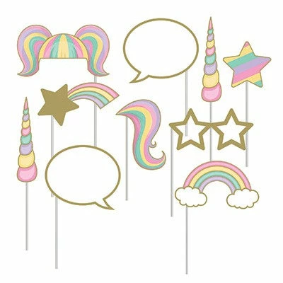 Balloon Agencies Unicorn Pastel Photo Props Pk10