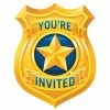 Not Specified Police Party Invitations Pk8