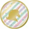 Balloon Agencies Unicorn Pastel Plates Small Pk8