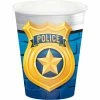 Not Specified Cups - Printed Police Party Paper Cups Pk8