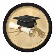 Not Specified Graduation Sophisticate Grad - Snack Plates