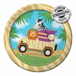 Not Specified Jungle / Safari Snack Plates Pk8